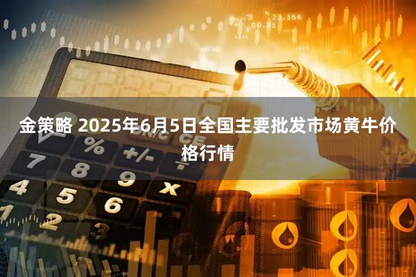 金策略 2025年6月5日全国主要批发市场黄牛价格行情