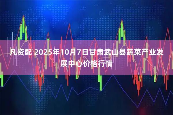 凡资配 2025年10月7日甘肃武山县蔬菜产业发展中心价格行情