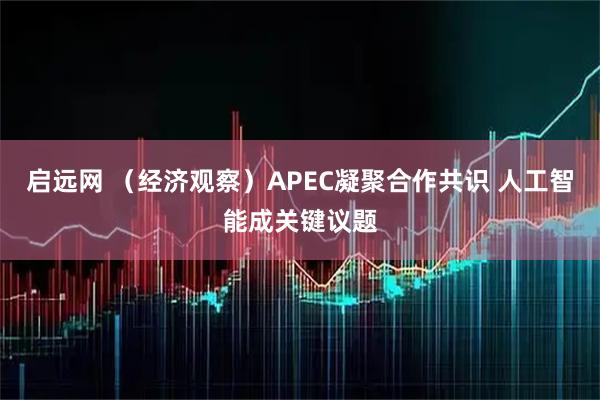 启远网 （经济观察）APEC凝聚合作共识 人工智能成关键议题