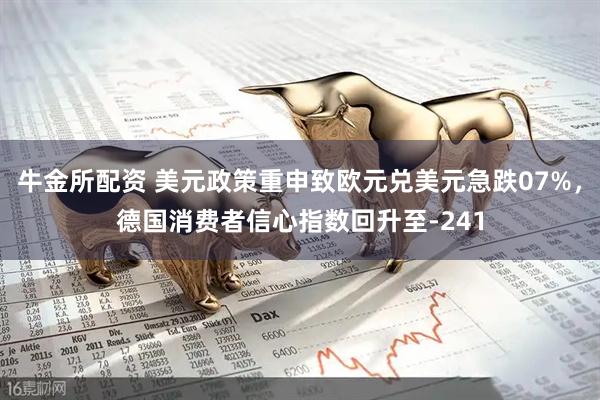 牛金所配资 美元政策重申致欧元兑美元急跌07%，德国消费者信心指数回升至-241